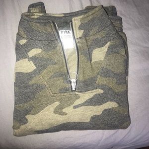 Camo Loose Sweatshirt/Pullover Pink Brand